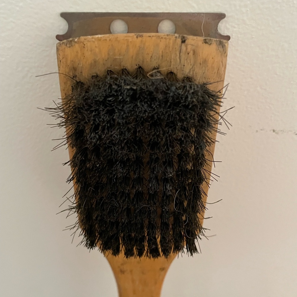 BBQ Grill Wooden Brush, 18”